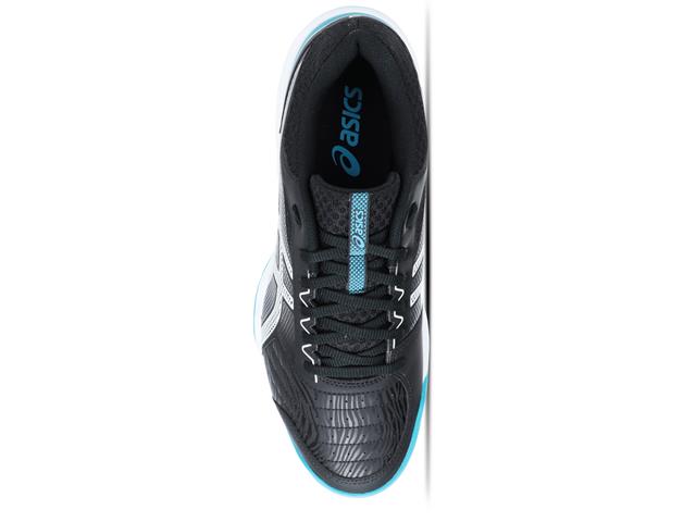 Tênis Asics Gel-Backhand Black/Island Blue Masc - 5