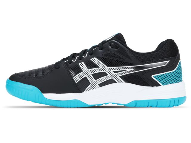 Tênis Asics Gel-Backhand Black/Island Blue Masc - 3