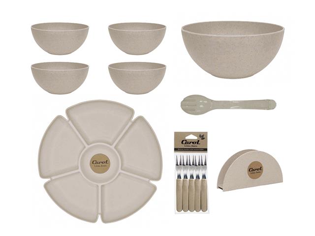 Set Completo Color Beige Línea Areia CAROL