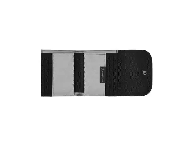 Billetera Victorinox tipo sobre para tarjeta Negro