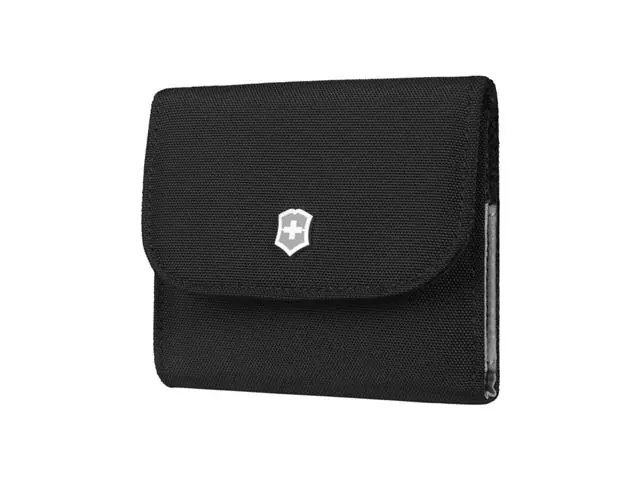 Billetera Victorinox tipo sobre para tarjeta Negro