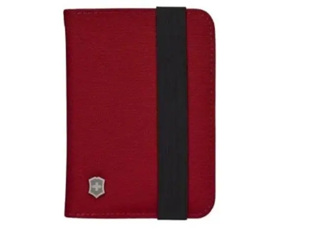 Porta pasaportes Victorinox protección RFID Rojo