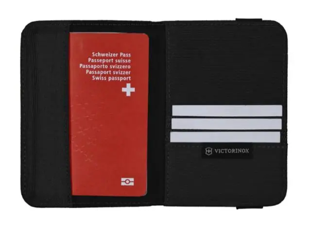 Porta pasaportes Victorinox protección RFID Rojo