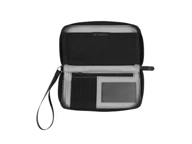 Cartera Victorinox con funda para celular 7 compartimentos Negro