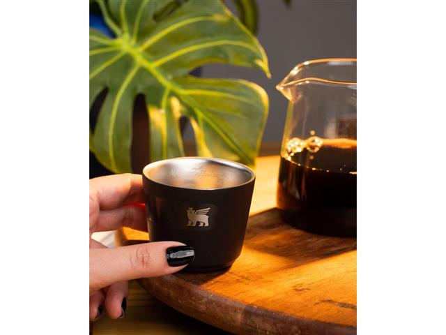 Caneca Stanley Preta Daybreak Demitasse Matte Black 65ML - 5