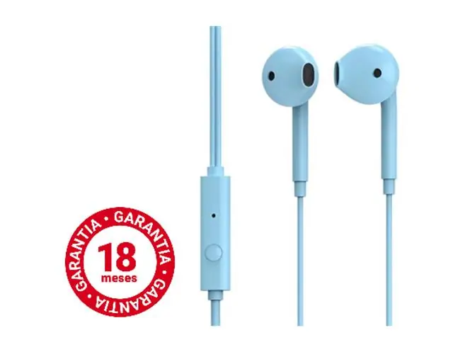 Fone de Ouvido com Fio Lity Azul (EPH-104)