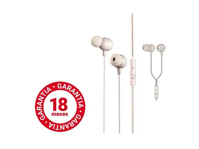 Fone Intra Auricular com cabo Trançado Lity Branco (EPH-303)