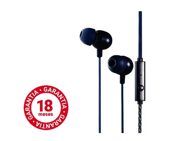 Fone Intra Auricular com cabo Trançado Lity AZ/BC (EPH-304)
