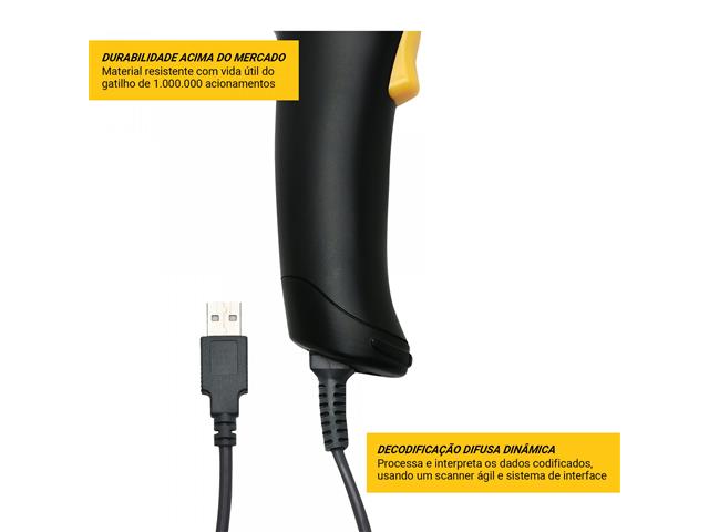 Leitor de Código de Barras Bright - 2D - 1