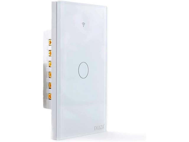Interruptor Inteligente com Wi-fi Smart Ekaza 3 Botões Branco - 1