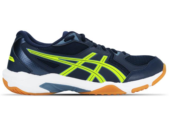 Tênis Asics Gel-Rocket 10 Midnight/Hazard Green Masc Tam 40 - 1