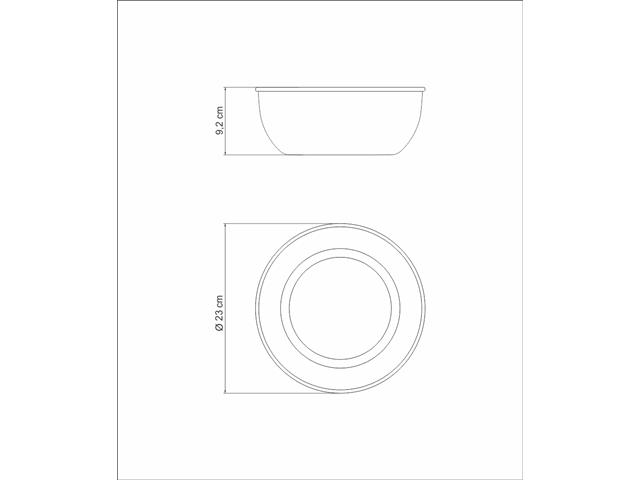 Pote Tramontina Freezinox Redondo em Aço Inox sem Tampa 22 cm 2,9 L - 3