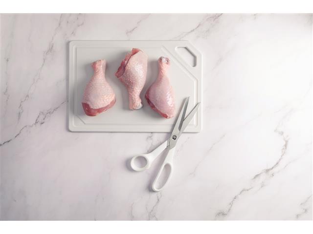 Tesoura Tramontina Profissional com Lâmina em Inox e Cabo Branco 8" - 1