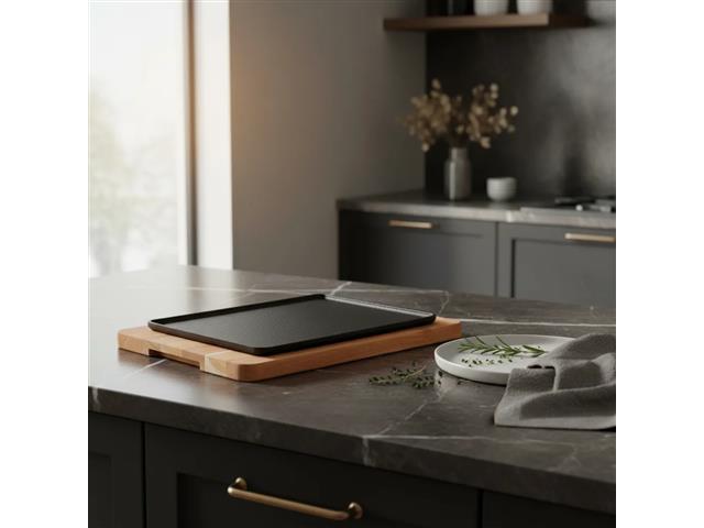 Mix Gril Retangular em Ferro Fundido com Base em Madeira Tramontina - 5