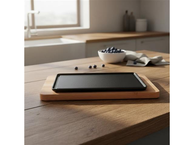 Mix Gril Retangular em Ferro Fundido com Base em Madeira Tramontina - 6