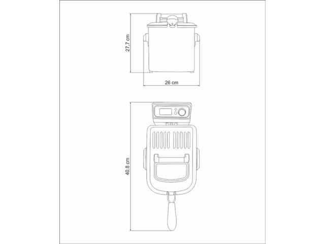 Fritadeira Elétrica Tramontina Breville Smart Aço Inox 220V - 6