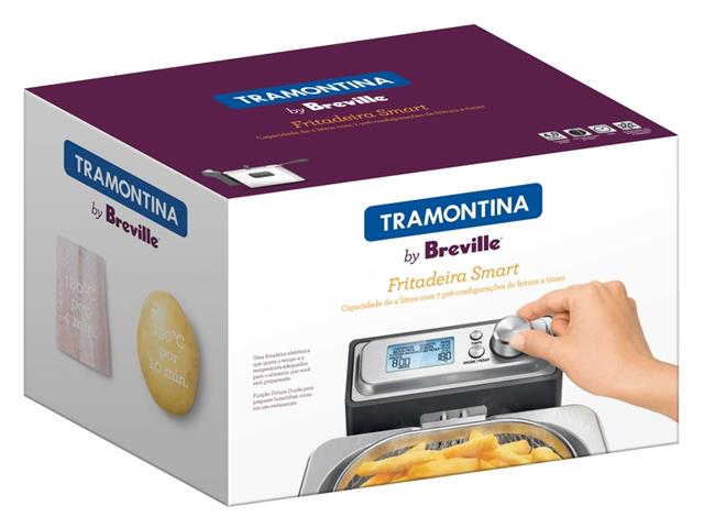 Fritadeira Elétrica Tramontina Breville Smart Aço Inox 220V - 5