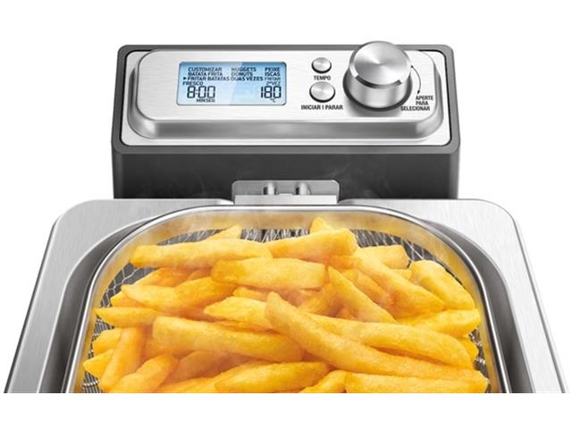 Fritadeira Elétrica Tramontina Breville Smart Aço Inox 220V - 3