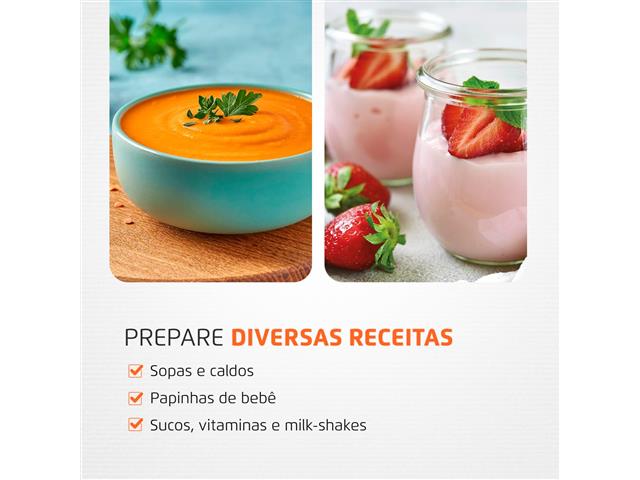 Mixer Pratic Mondial Preto 200W 110V M-15-B - 5