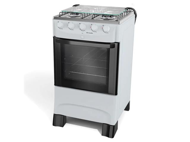 Fogão Mueller 4 bocas Branco com acendimento automático MFI4BB - 2