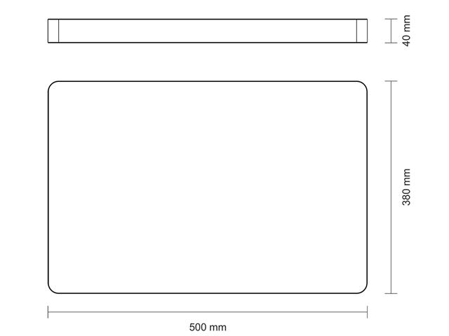 Tábua com Empunhadura Churrasco Tramontina em Madeira Teca 50x38 cm - 3