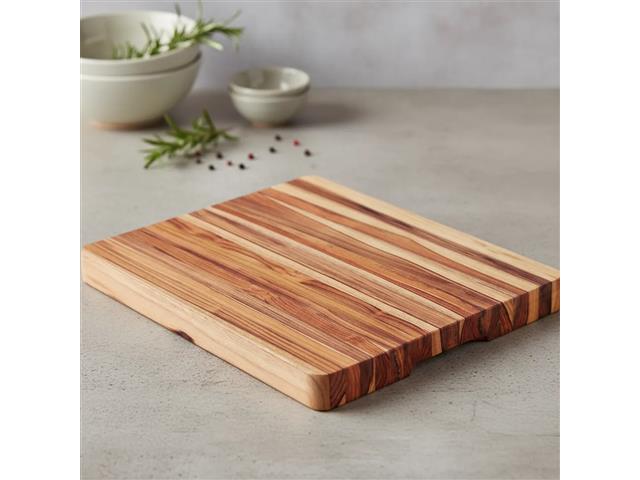 Tábua com Empunhadura Churrasco Tramontina em Madeira Teca 50x38 cm - 7