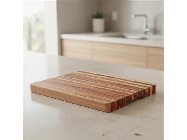 Tábua com Empunhadura Churrasco Tramontina em Madeira Teca 50x38 cm - 9