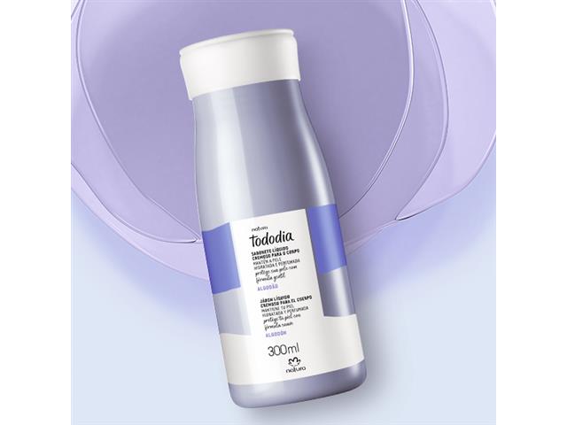 Sabonete Líquido Cremoso para o Corpo Natura TodoDia Algodão 300ML - 1