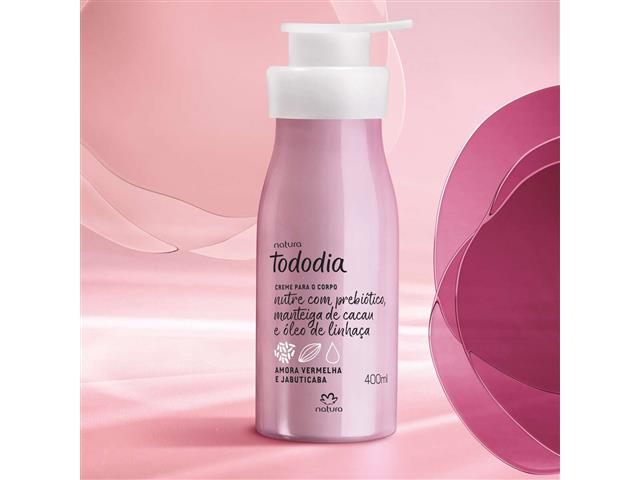 Creme Deo Nutritivo Corporal Natura Amora Vermelha e Jabuticaba 400ML - 1