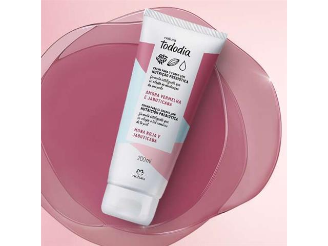 Creme Deo Nutritivo Corporal Natura Amora Vermelha e Jabuticaba 200ML - 1