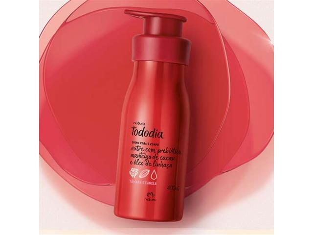 Creme Nutritivo Desodorante Corpo Natura TodoDia Tâmara e Canela 400ML - 1