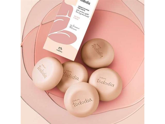 Sabonetes em Barra Natura Tododia Noz Pecã e Karité 5 Unidades - 1