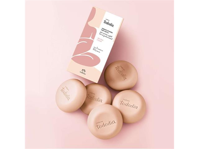 Sabonetes em Barra Natura Tododia Noz Pecã e Karité 5 Unidades - 2