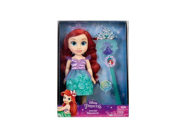 Boneca Princesas Disney Multikids Ariel com Varinha e Tiara - 2