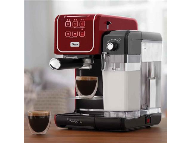 Cafeteira Elétrica Espresso Oster PrimaLatte Touch Red 110V - 3