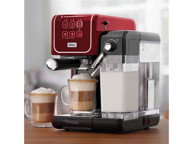 Cafeteira Elétrica Espresso Oster PrimaLatte Touch Red 110V - 4
