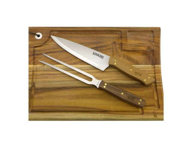 Set Tabla + Cuchillo Y Tenedor Kangkawe