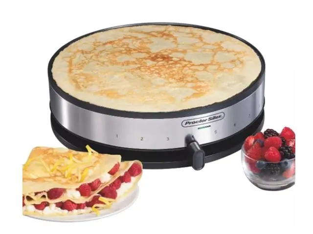 Crepera Comal 33 Cm Antiadherente 8 Niveles Proctor Silex