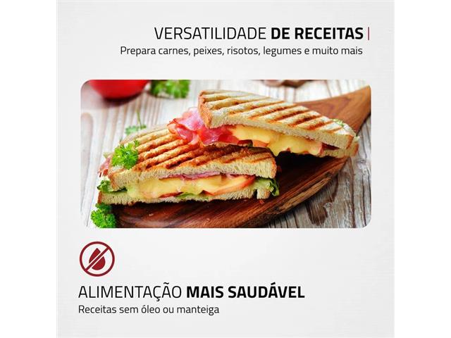 Press Grill Mondial Red Ceramic PG-01-RC Vermelho 110V - 2