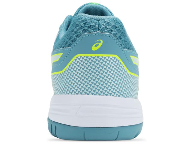 Tênis Asics Gel-Backhand Gris Blue/Safety Yellow Fem Tam 39 - 2
