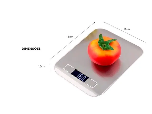 Balança de Cozinha Digital até 10KG Alta Precisão Gadnic - 5