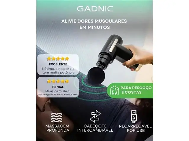 Pistola Massageadora Gadnic Portátil - 1