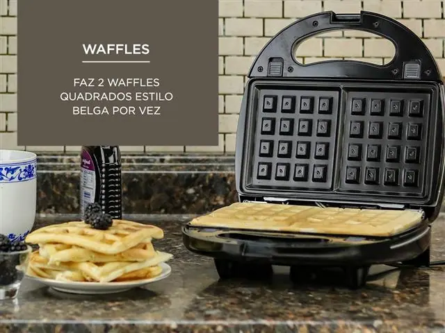 Sanduicheira Grill 3 em 1 Gadnic - 4