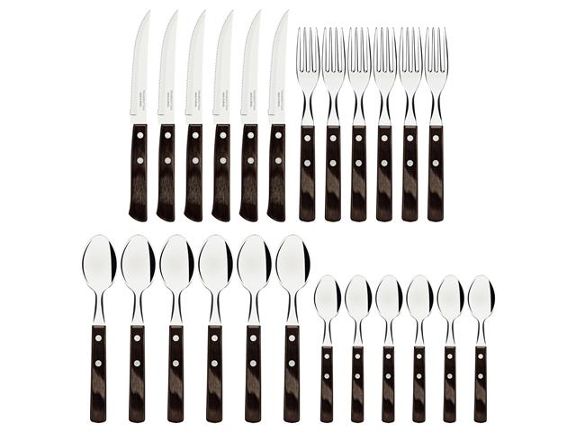 Conjunto de Talheres Tramontina Polywood 24 Peças - 1
