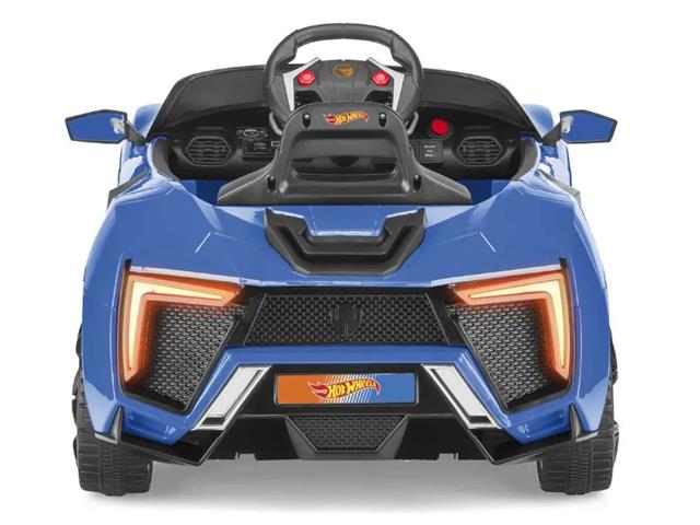 Carrinho Elétrico Multikids BR1383 Controle R/C Ride on HotWheels Azul - 2