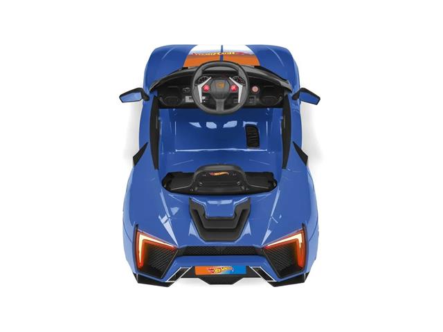 Carrinho Elétrico Multikids BR1383 Controle R/C Ride on HotWheels Azul - 3