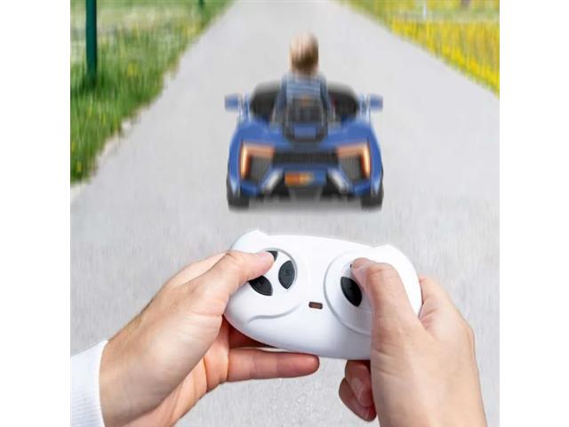 Carrinho Elétrico Multikids BR1383 Controle R/C Ride on HotWheels Azul - 5