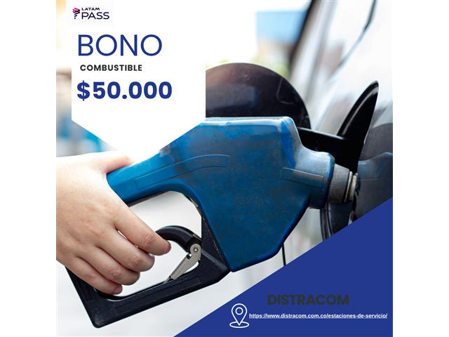 Distracom Bono Gasolina $50.000