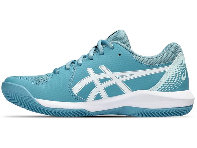 Tênis Asics Gel-Dedicate 8 Clay Gris Blue/White Fem Tam 37 - 1