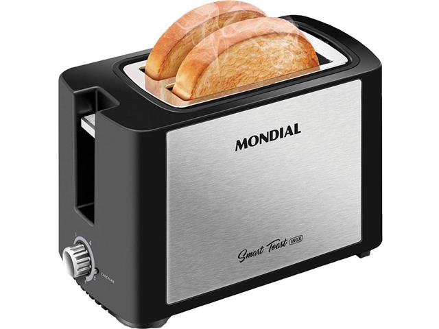 Tostador de pães Smart Toast Inox Mondial 110V - 2
